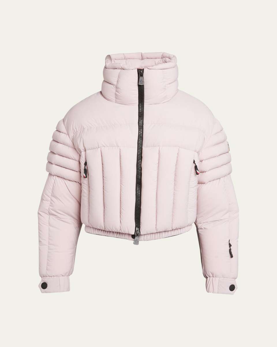 Flims Cropped Puffer Bomber Jacket